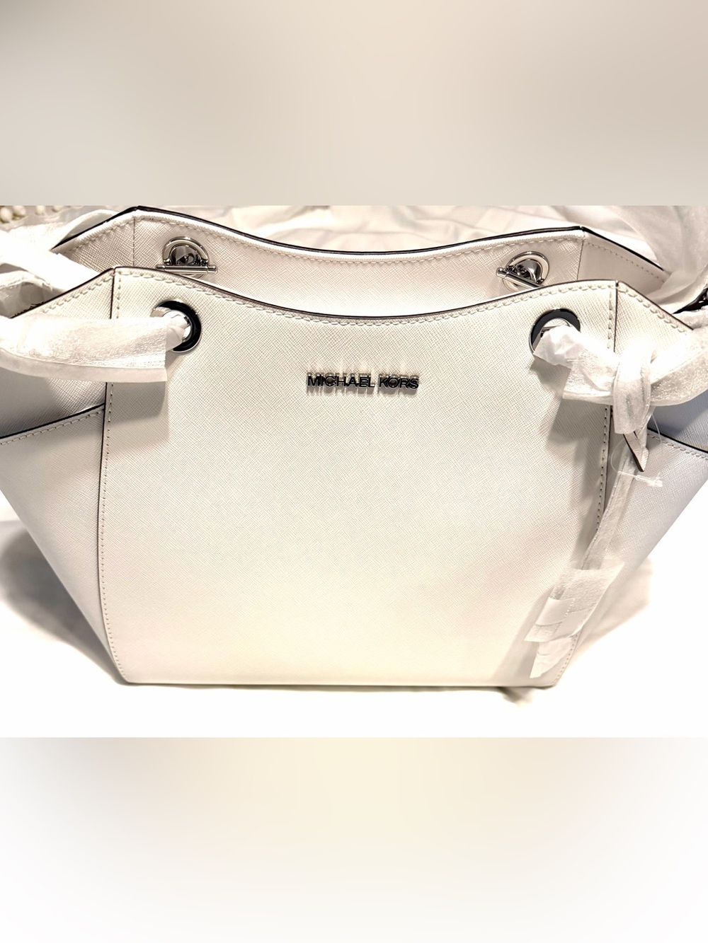 Michael Kors White Handbag